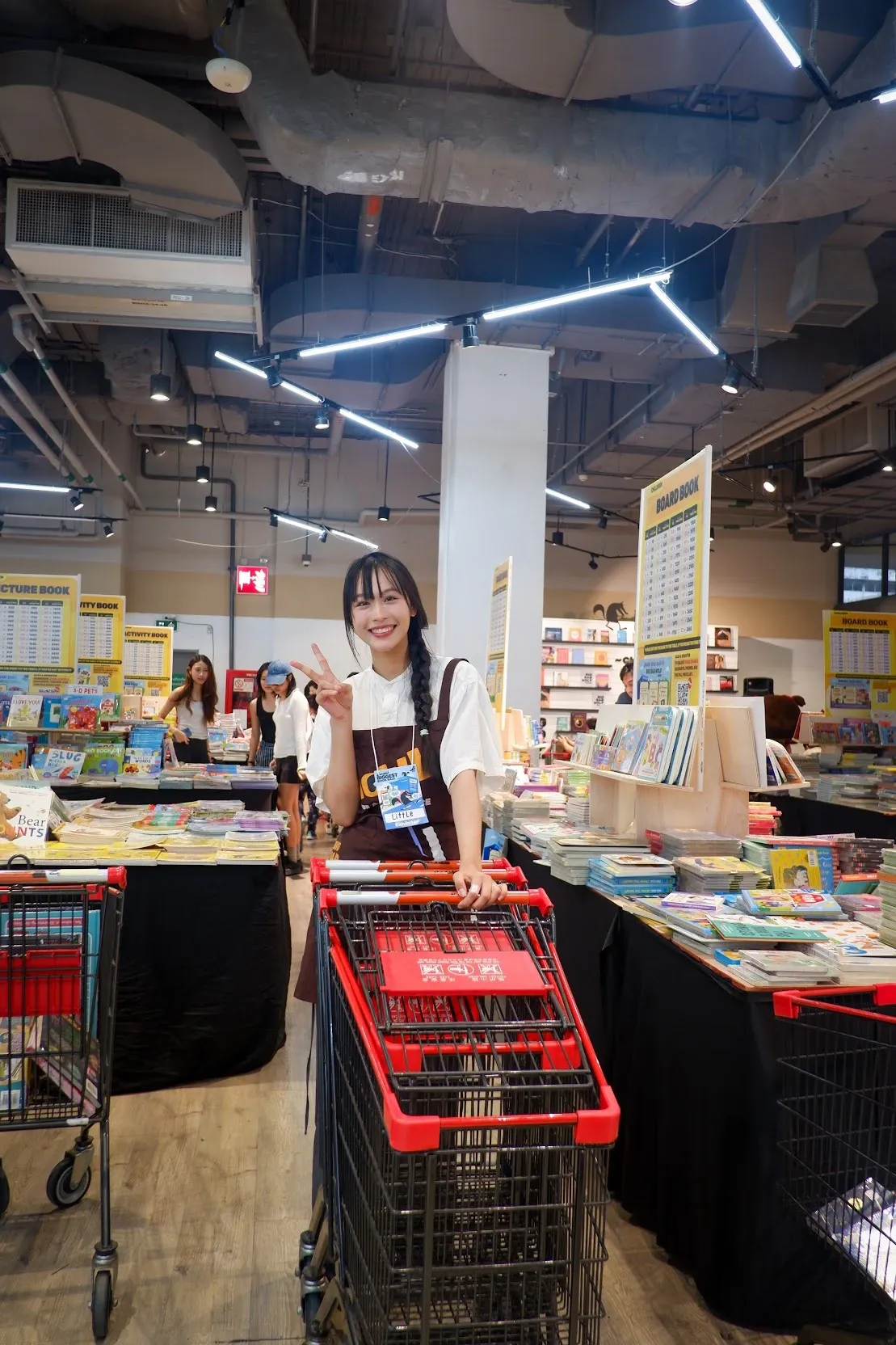 บรรยากาศการทำงานที่งาน Big Bad Wolf